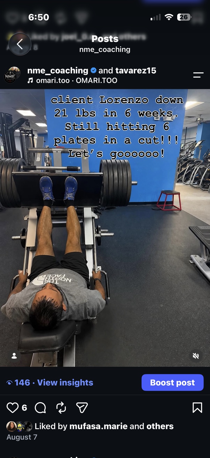 Lorenzo training in the gym